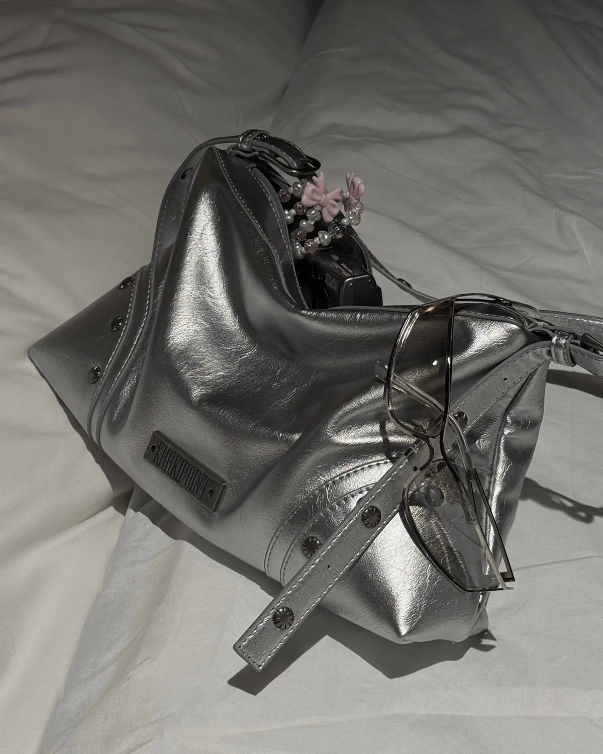 KHAKIPOINT Stud Shoulder Bag KHAKIPOINT  DKshop