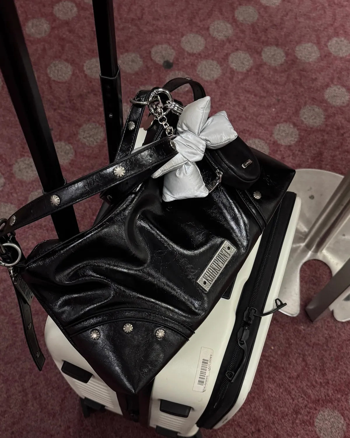 KHAKIPOINT Stud Shoulder Bag KHAKIPOINT  DKshop