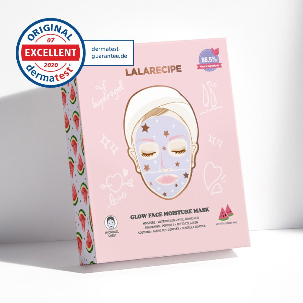 LALARECIPE GLOW FACE MOISTURE MASK LALARECIPE  DKshop