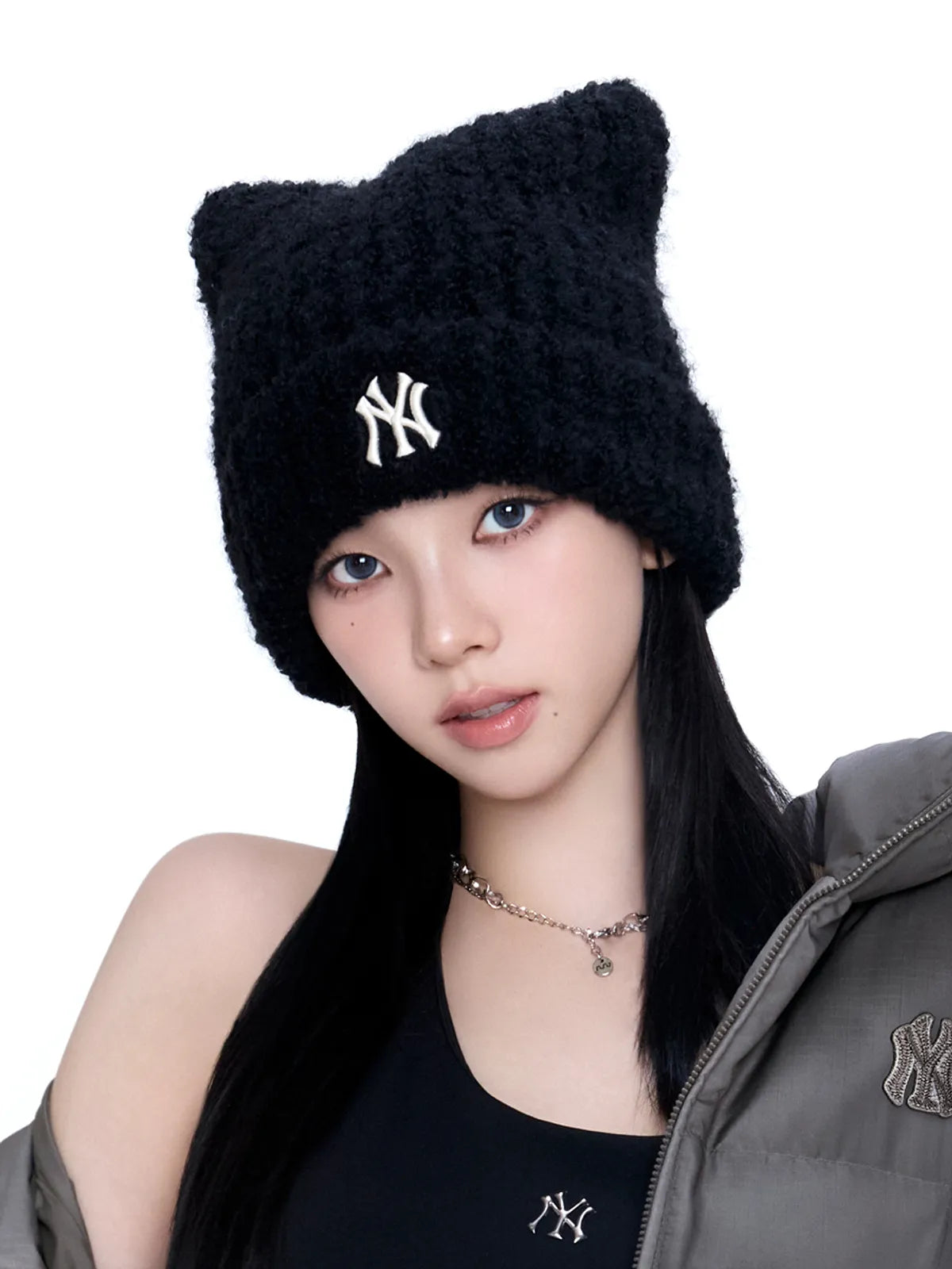 MLB Meow Beanie NY (aespa Karina WEAR) MLB  DKshop