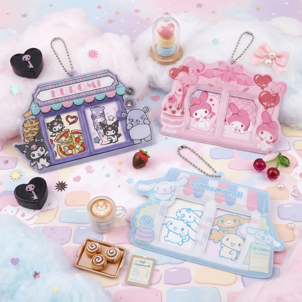 SANRIO CHARACTERS Photo Holder Keyring Bag Charm Sanrio  DKshop