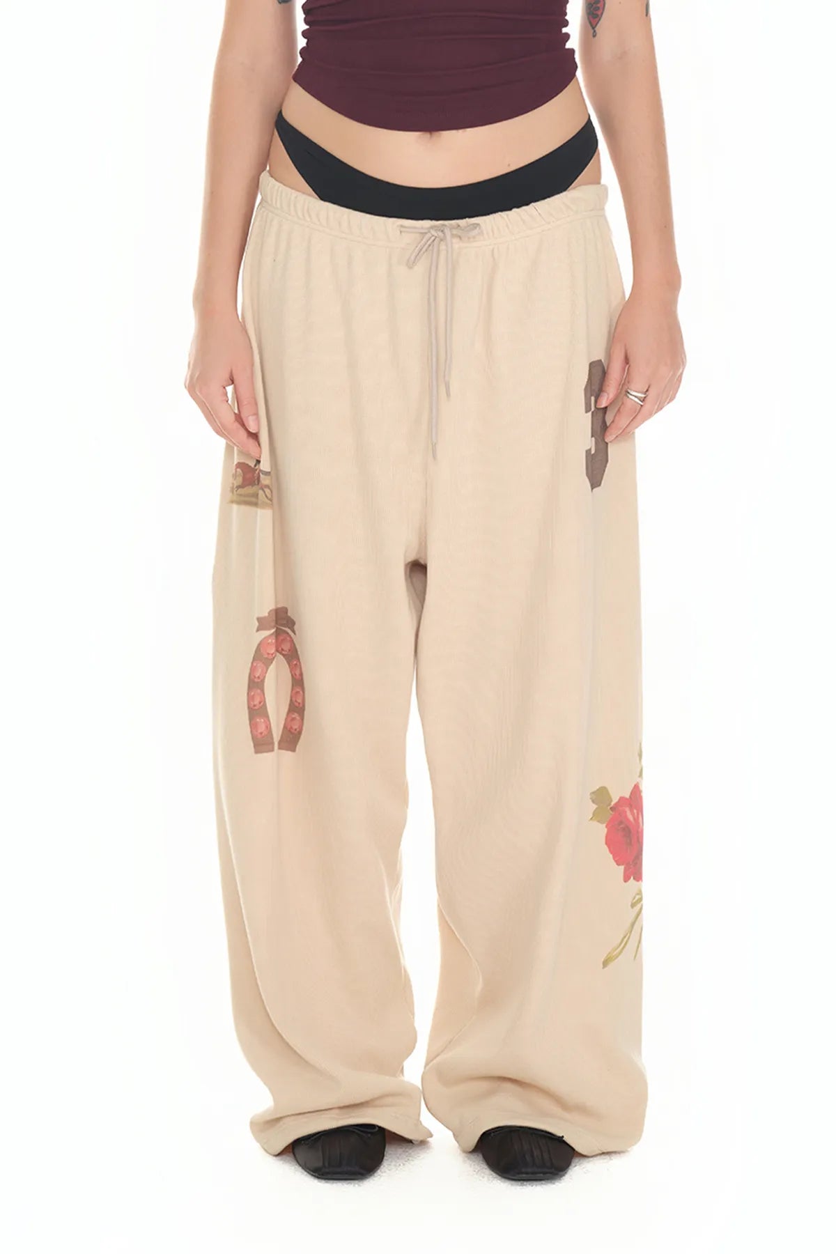toomuchtax WESTERN WAFFLE PANTS (TWICE JIHYO WEAR) toomuchtax  DKshop