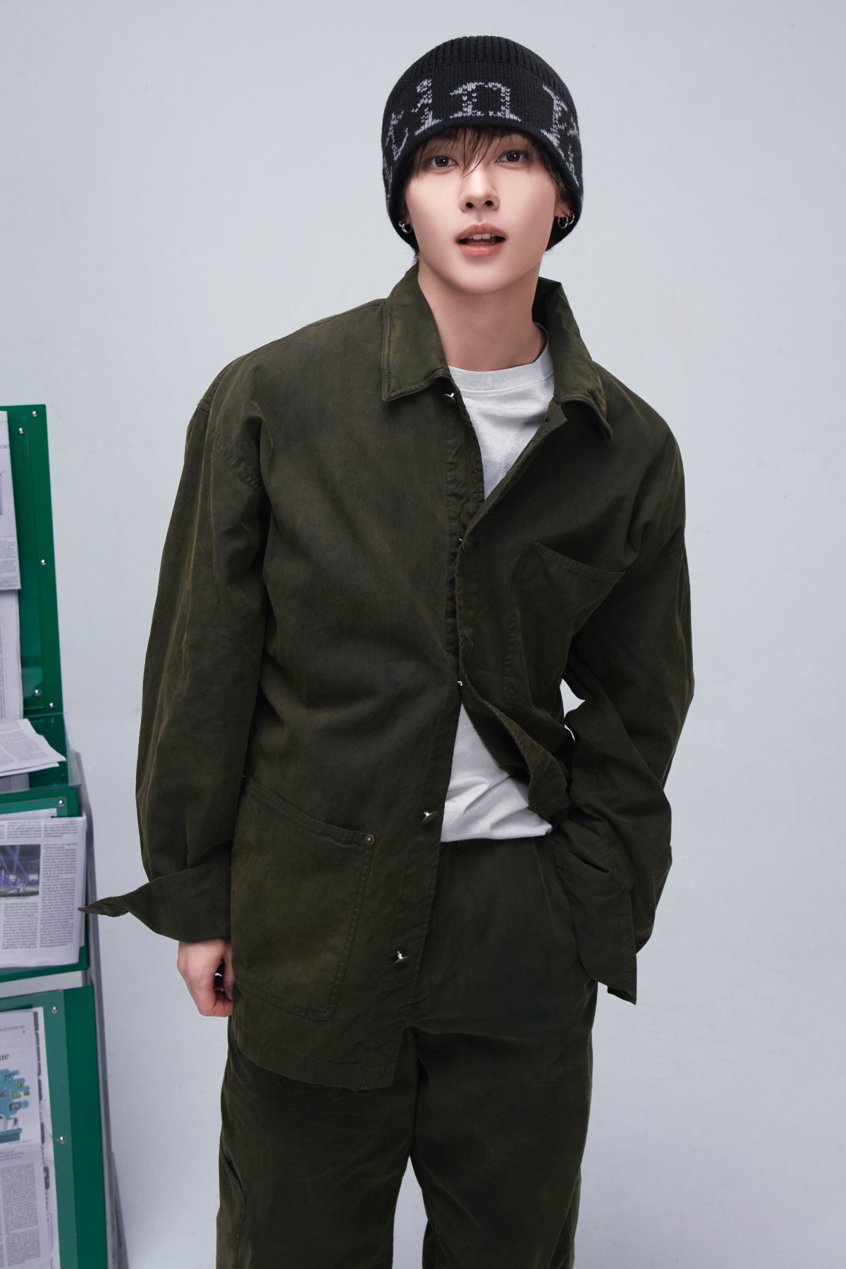 [Matin Kim X LEE KNOW] VINTAGE WAXED WORK JACKET Matin Kim  DKshop