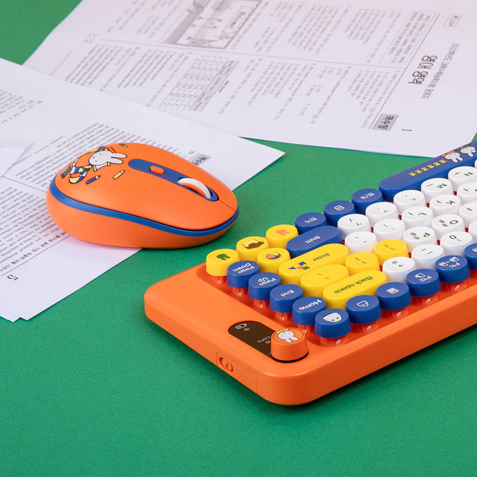 ROYCHE Miffy Wireless Multi-Pairing Keyboard & Mouse Combo ROYCHE  DKshop