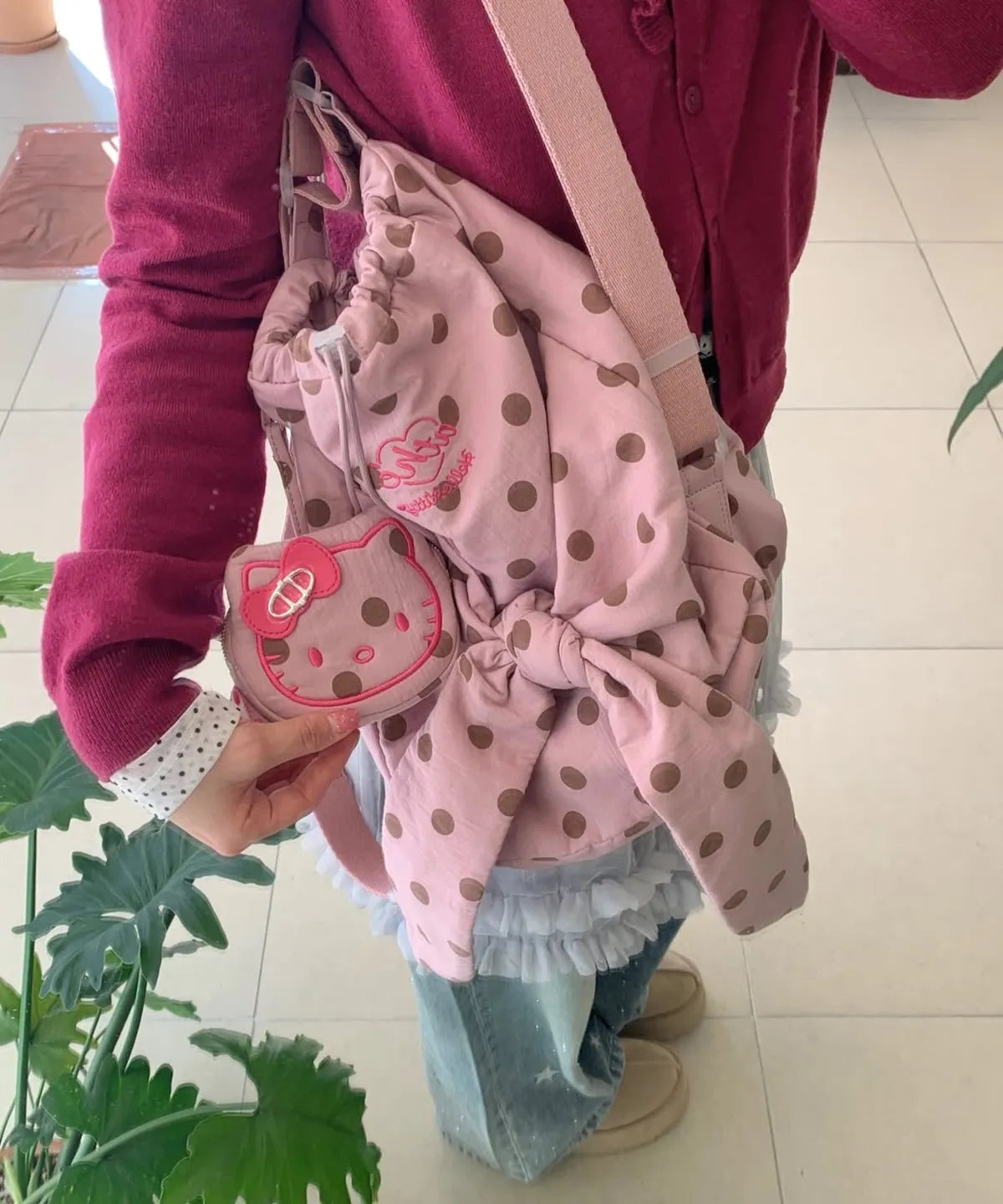 [ATHE VANESSABRUNO X Hello Kitty] Le Bon Backpack & Shoulder Bag 4 colors ATHE VANESSABRUNO  DKshop
