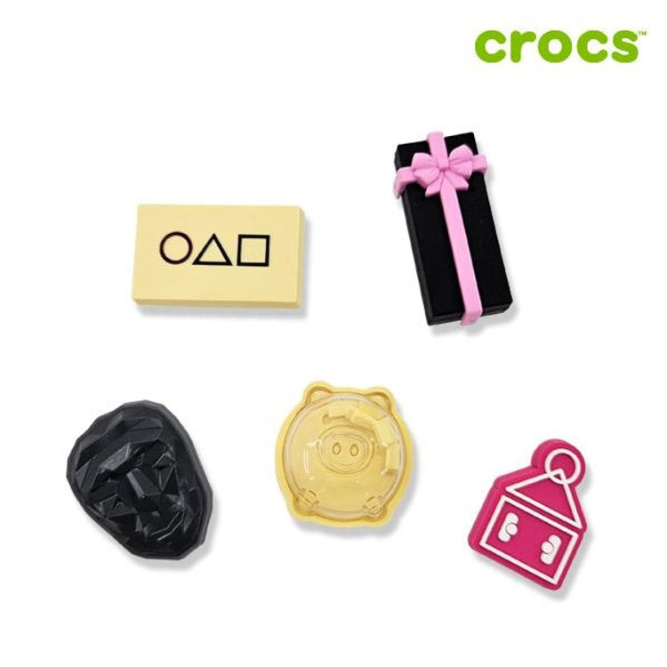 [SQUID GAME EDITION] CROCS JIBBITZ CHARMS ORIGINAL SET (5EA)