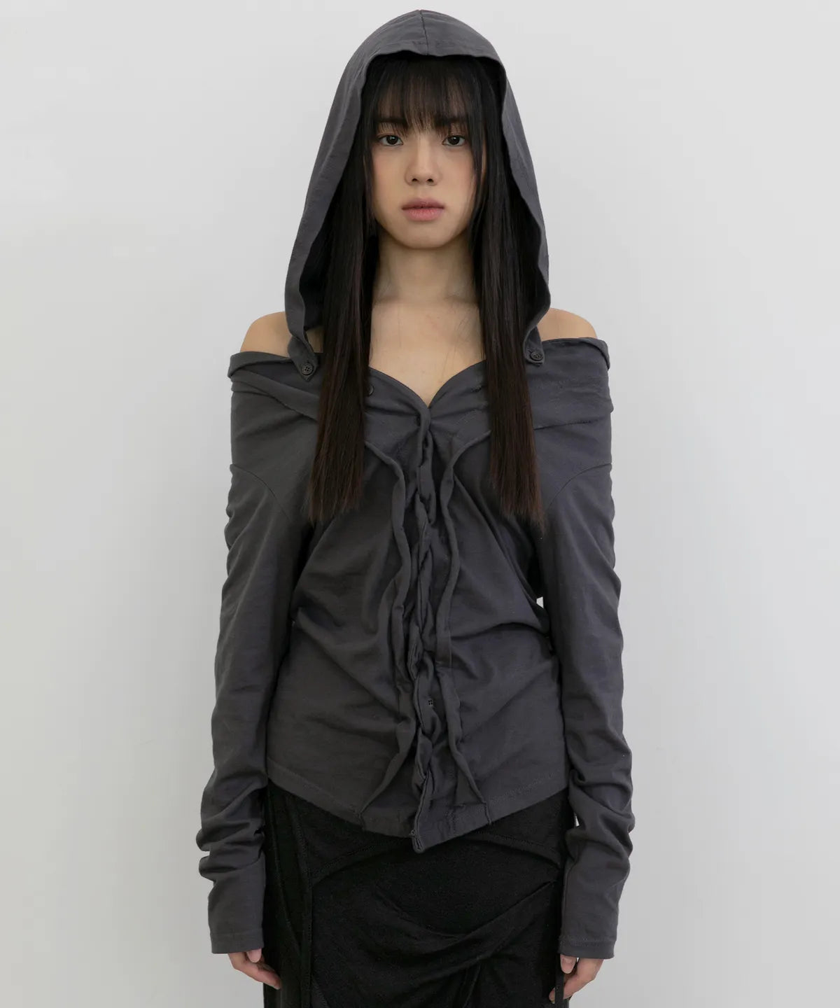 FLARE UP Braided Cardigan 2 colors FLARE UP  DKshop