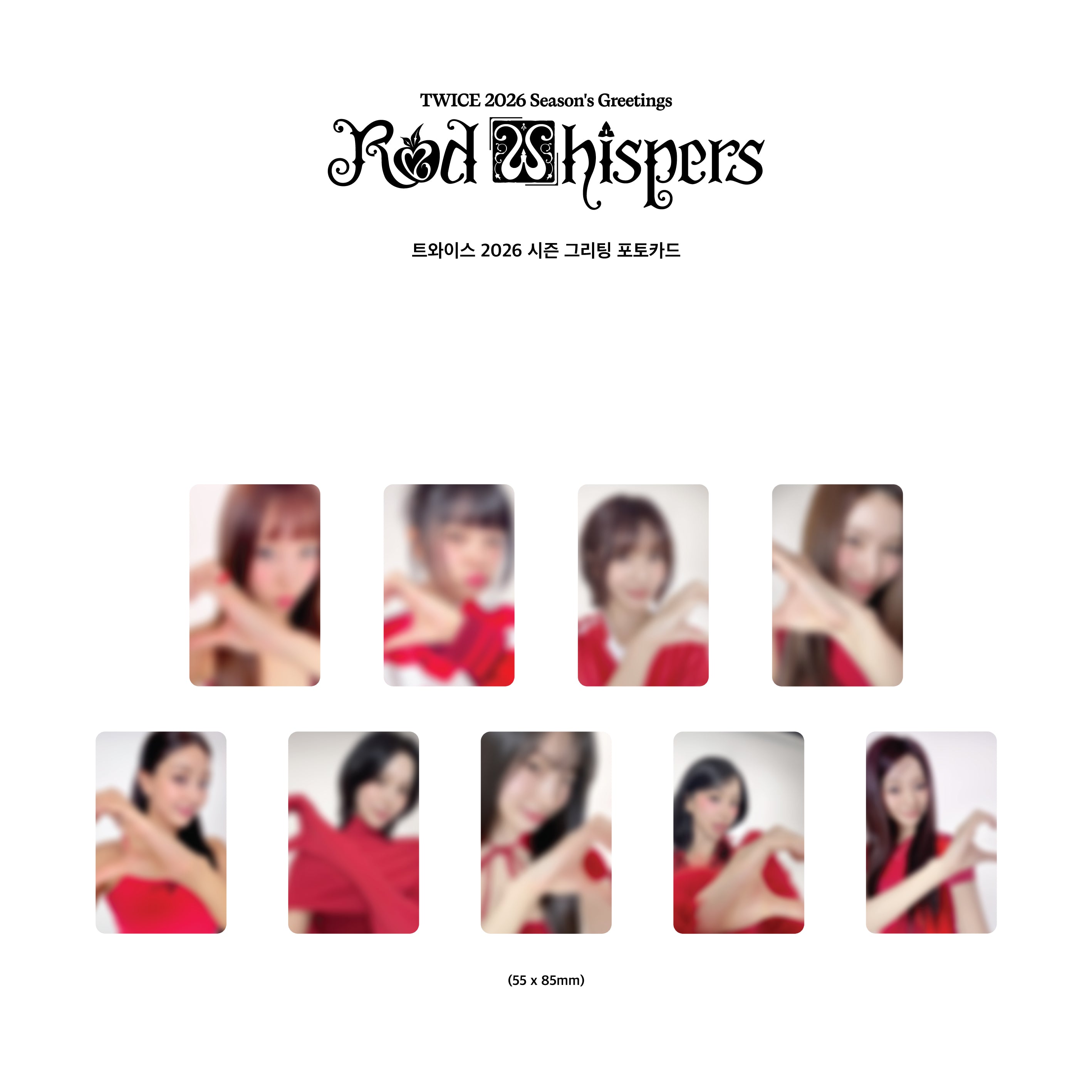 [PRE-ORDER] TWICE - 2026 SEASON'S GREETINGS [RED WHISPERS] DAY6  DKshop