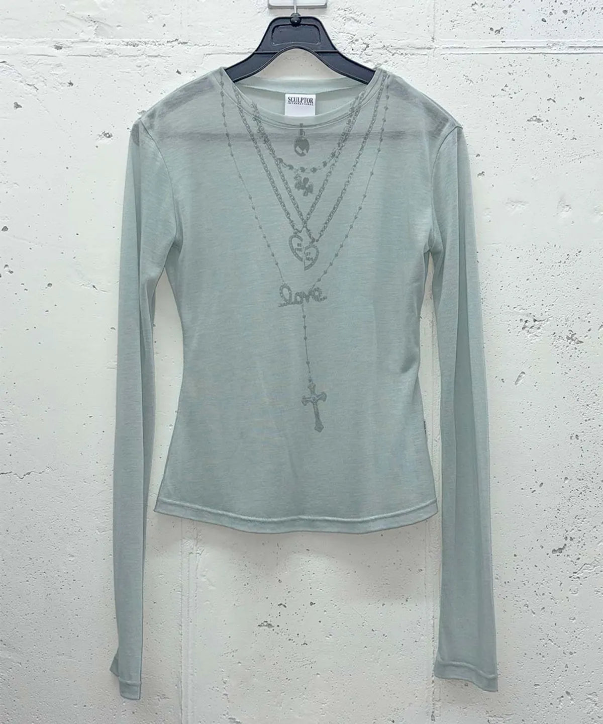SCULPTOR Faux Necklace Tee (ITZY YUNA, YEJI WEAR) SCULPTOR  DKshop