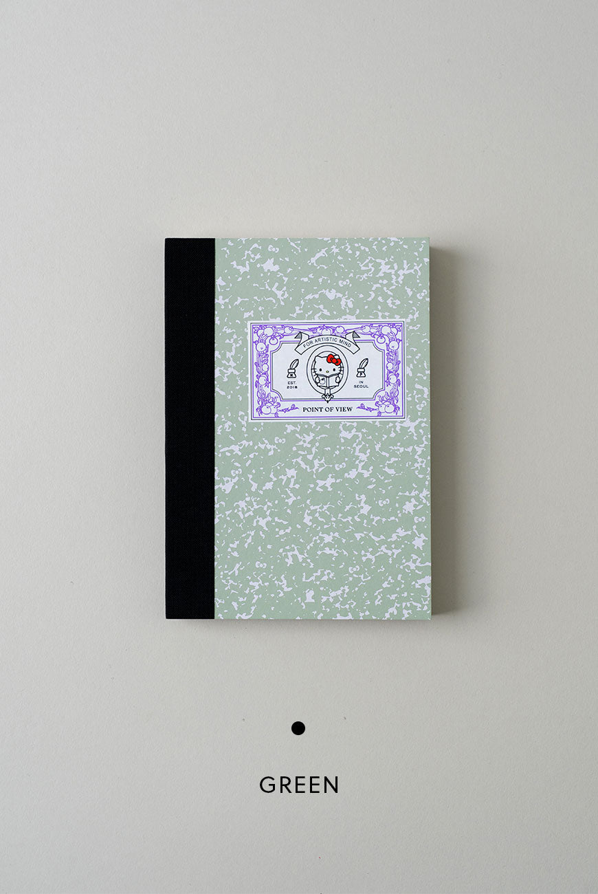 [POV X Hello Kitty] Composition Notebook 2 types POINT OF VIEW  DKshop