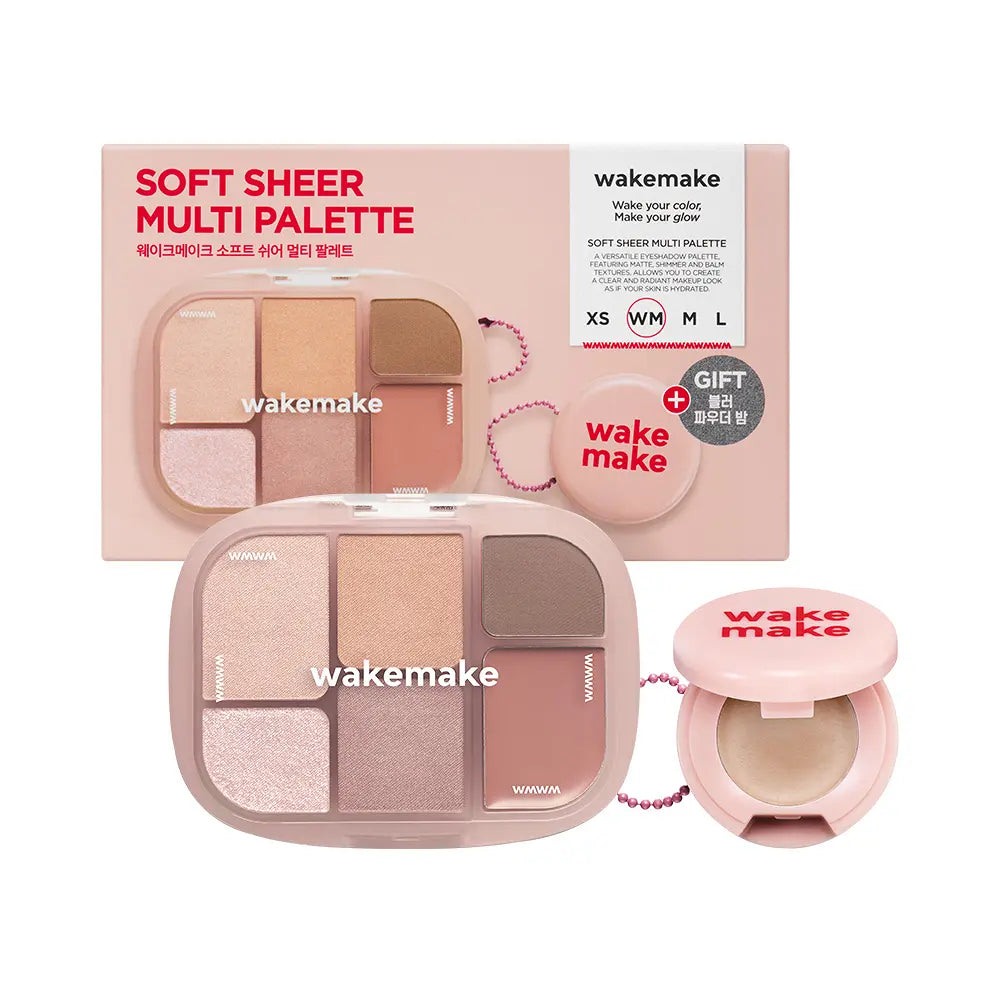 WAKEMAKE SOFT SHEER MULTI PALETTE WAKEMAKE  DKshop