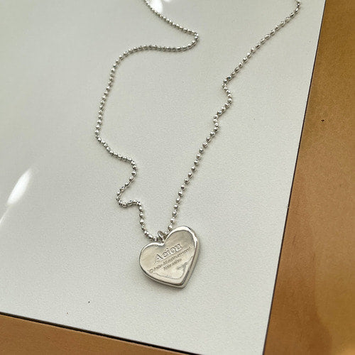 Aeiou Cute Heart 20mm (sliver necklace) Aeiou  DKshop