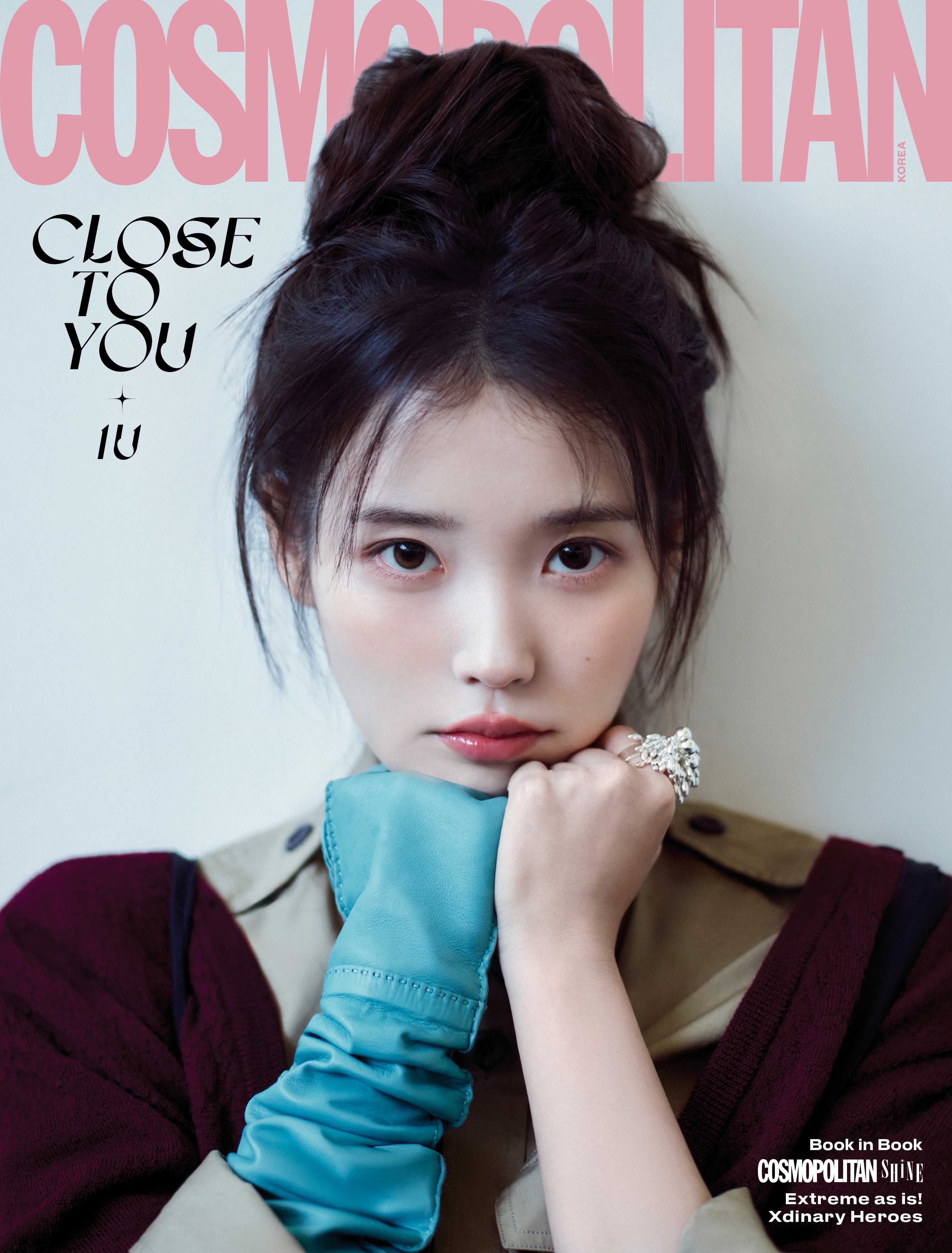 COSMOPOLITAN KOREA MAGAZINE 2026.05 (COVER : IU & Lee Yeon) + Xdinary Heroes Postcard IVE  DKshop