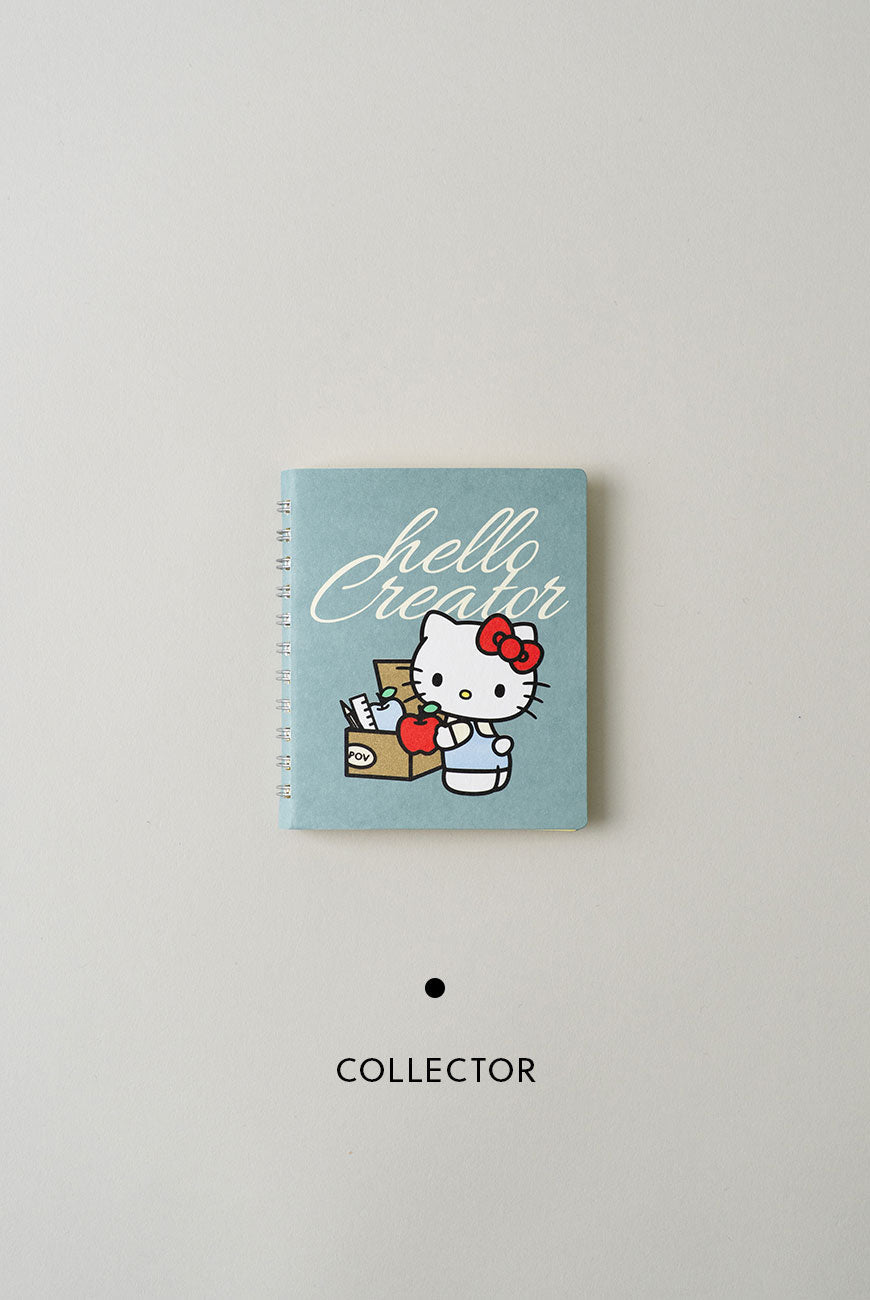 [POV X Hello Kitty] Mini Pocket Spring Notebook 3 types POINT OF VIEW  DKshop