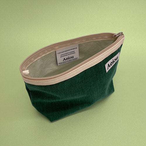 Aeiou Basic Pouch (L size) Rainy Forest Aeiou  DKshop