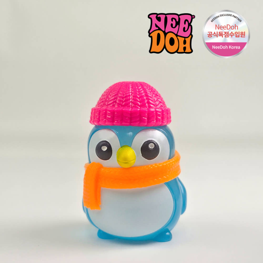 Needoh Polar Glow Penguin Stress Ball Needoh  DKshop