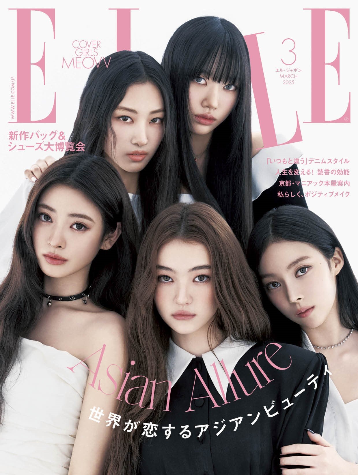 ELLE JAPAN MAGAZINE 2025.03 (COVER : MEOVV)