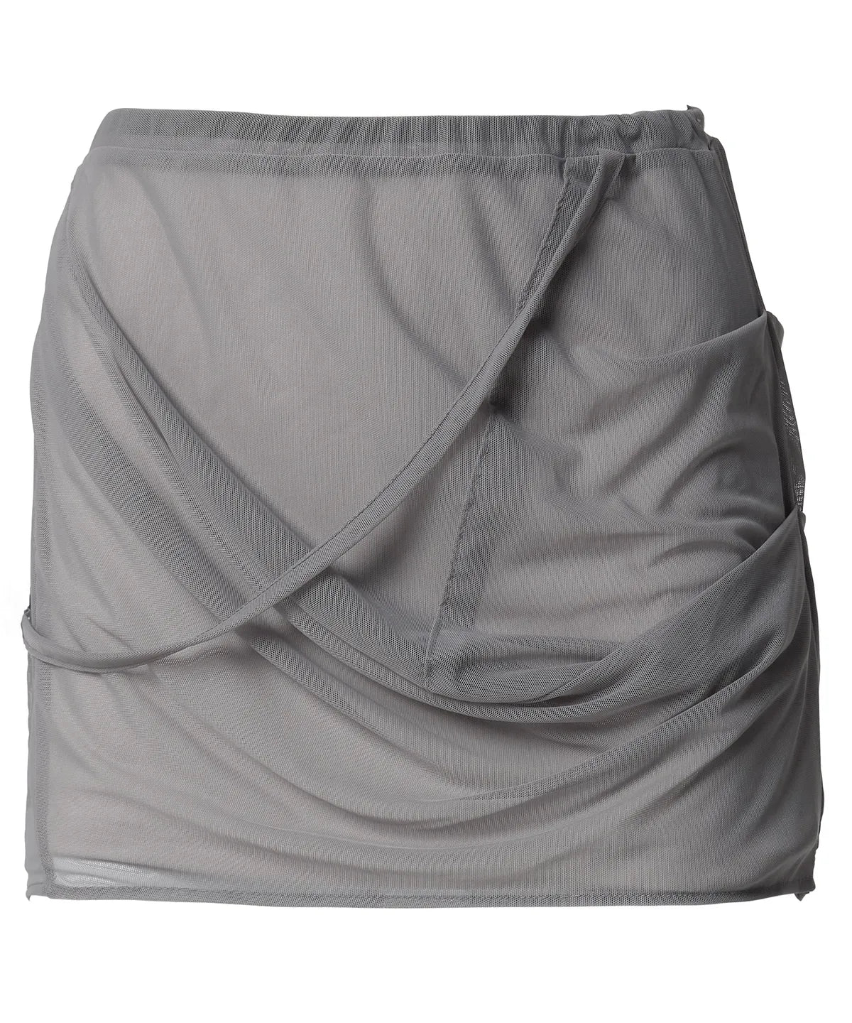 FLARE UP Draped Mesh Layered Mini Skirt 2 colors FLARE UP  DKshop