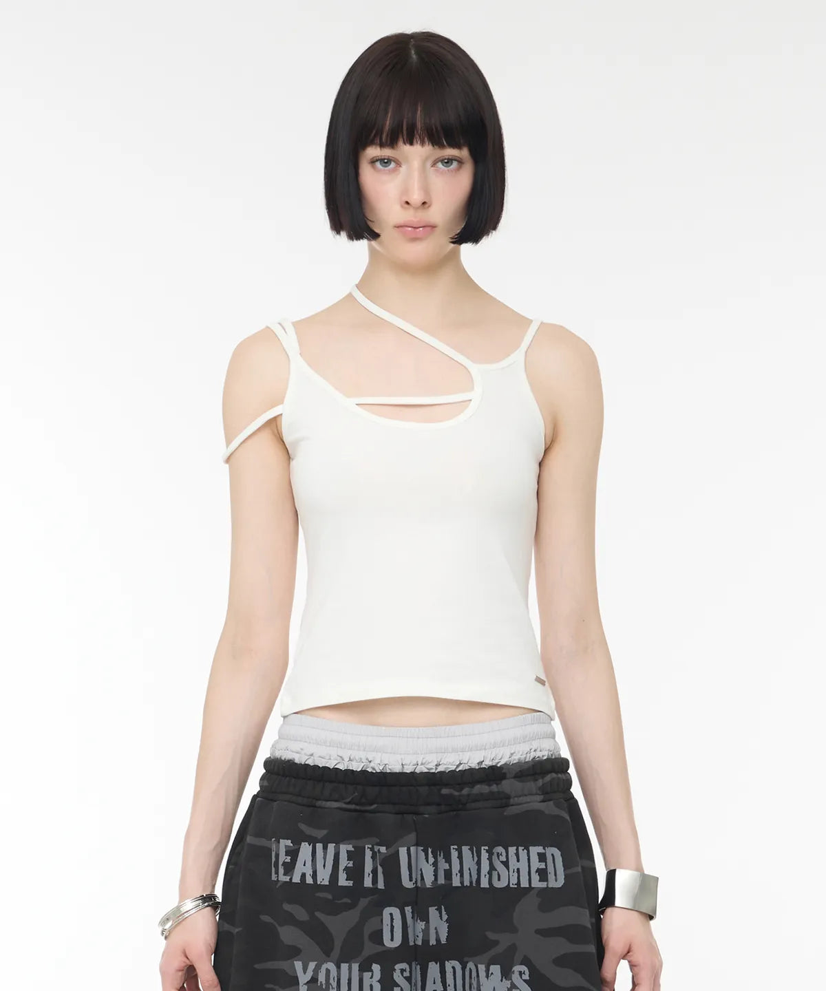 ROCKCAKE Layer Strap Tank Top 2 colors ROCKCAKE  DKshop