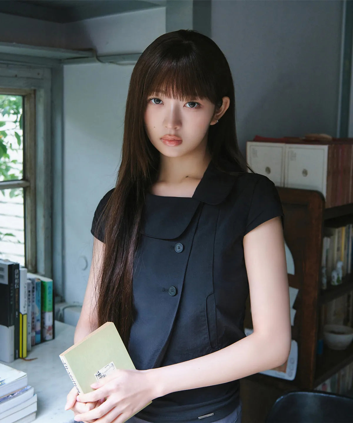 [IVE REI PICK] Miseki SEOUL Crop round collar jacket Miseki SEOUL  DKshop