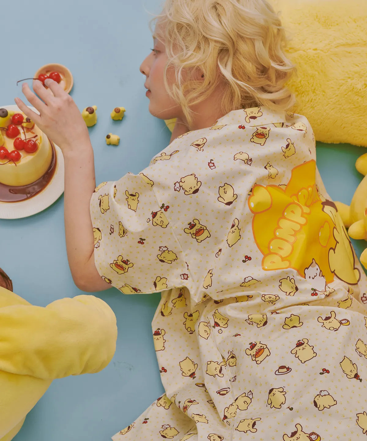 [OGGITT X Pompompurin] Residence Pajama Cream Yellow OGGITT  DKshop