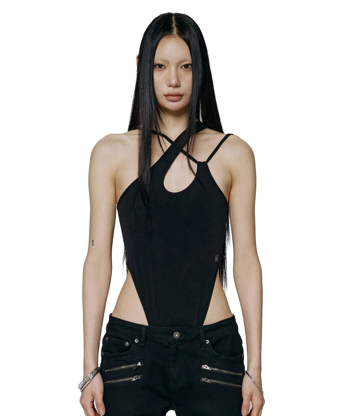 ROCKCAKE Cross Strap Bodysuit ROCKCAKE  DKshop