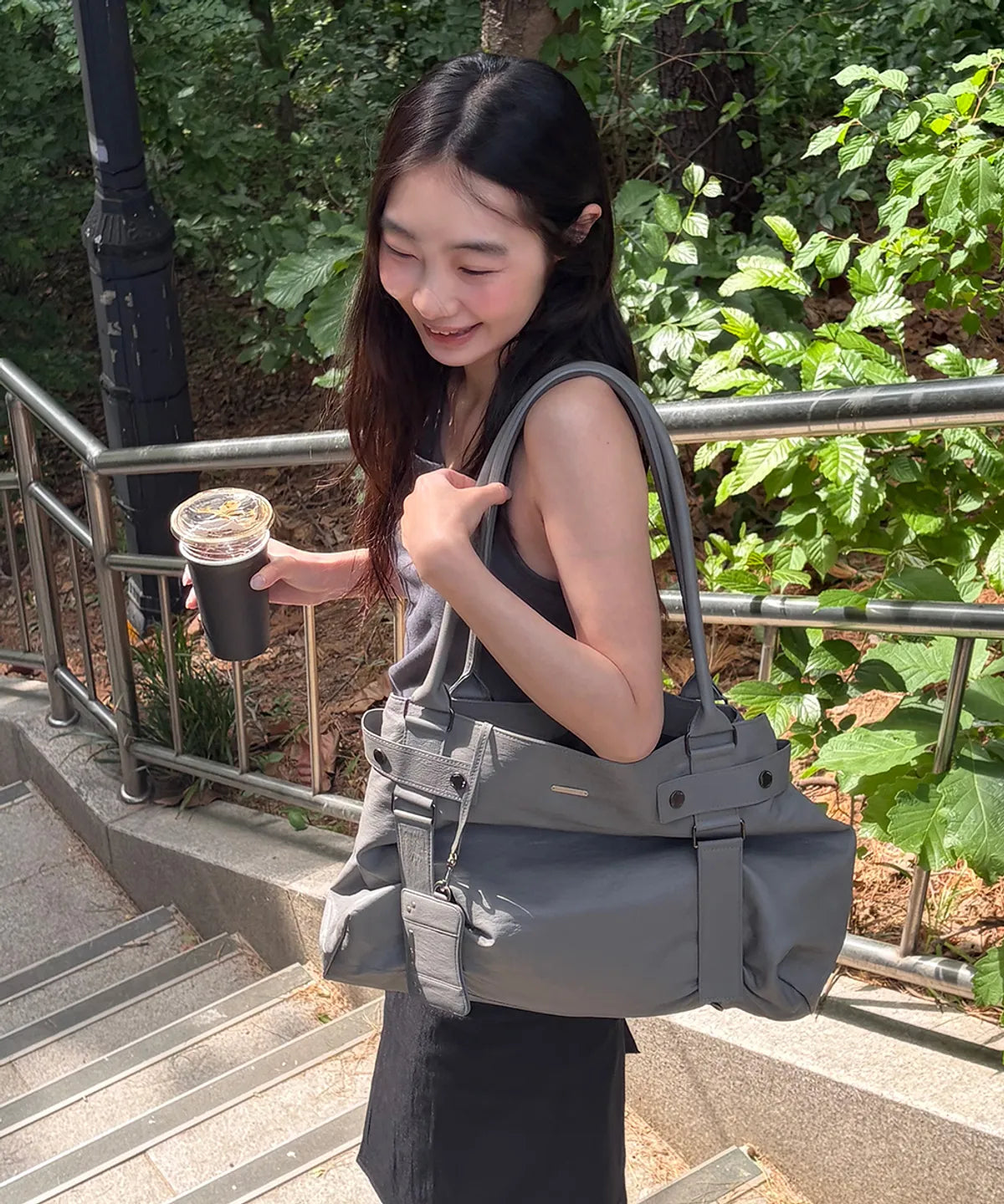 Miseki SEOUL Pleats belted big bag and wallet Miseki SEOUL  DKshop
