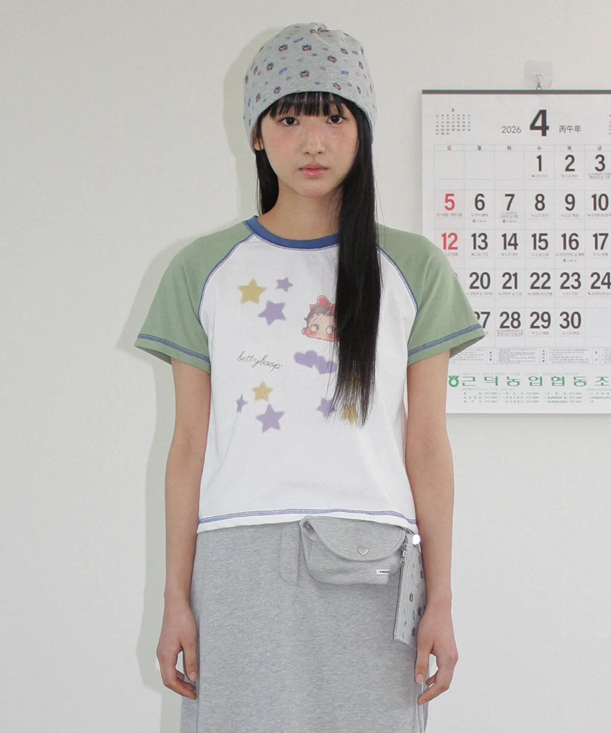 ronron BETTY BOOP MINI STAR STITCH RAGLAN T SHIRT 3 colors RONRON  DKshop