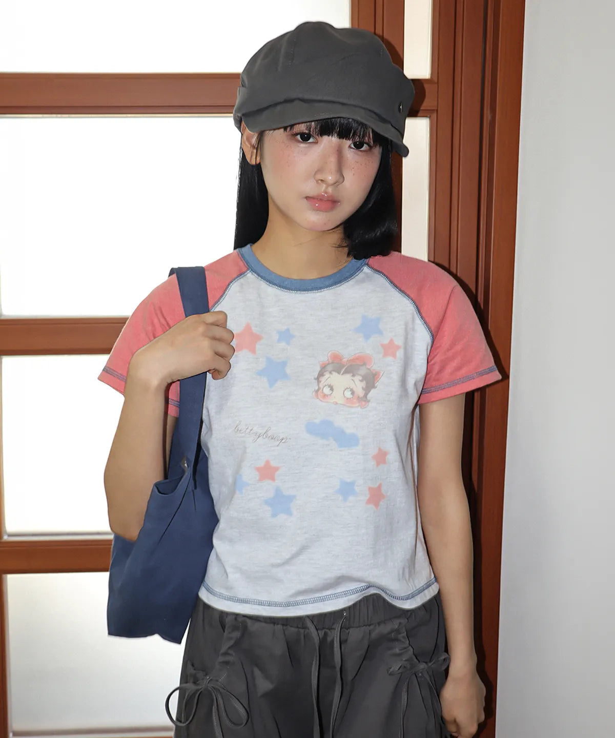 ronron BETTY BOOP MINI STAR STITCH RAGLAN T SHIRT 3 colors RONRON  DKshop