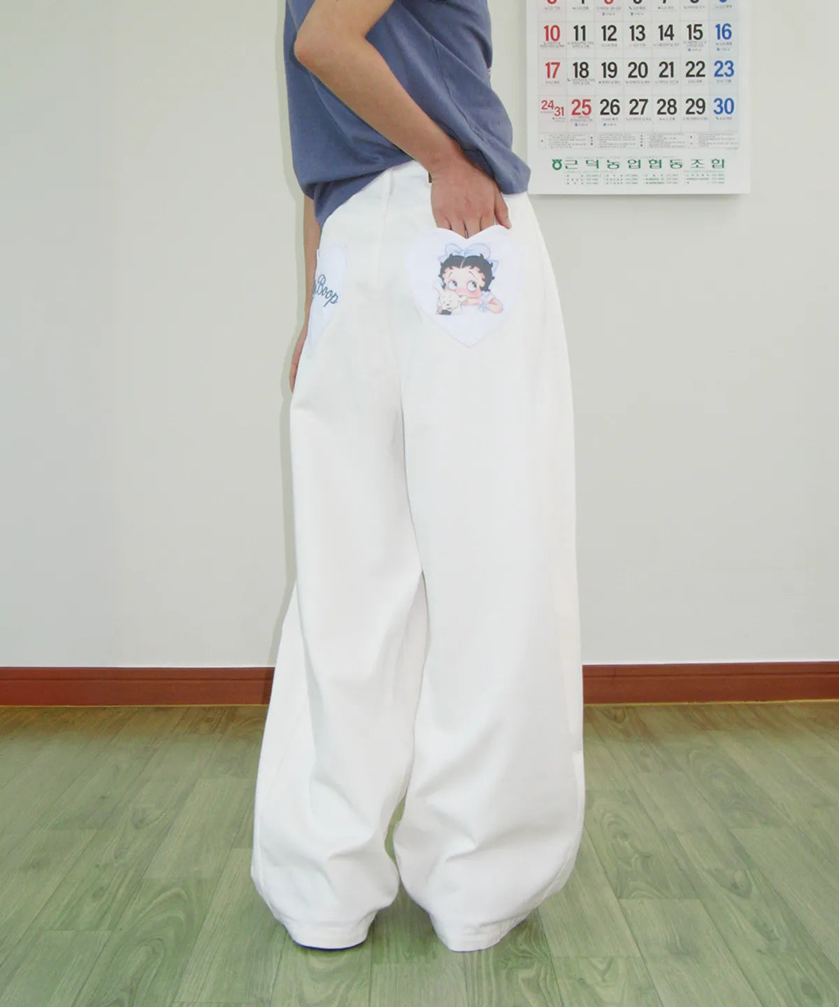 ronron BETTY BOOP HEART POCKET DENIM 2 colors RONRON  DKshop
