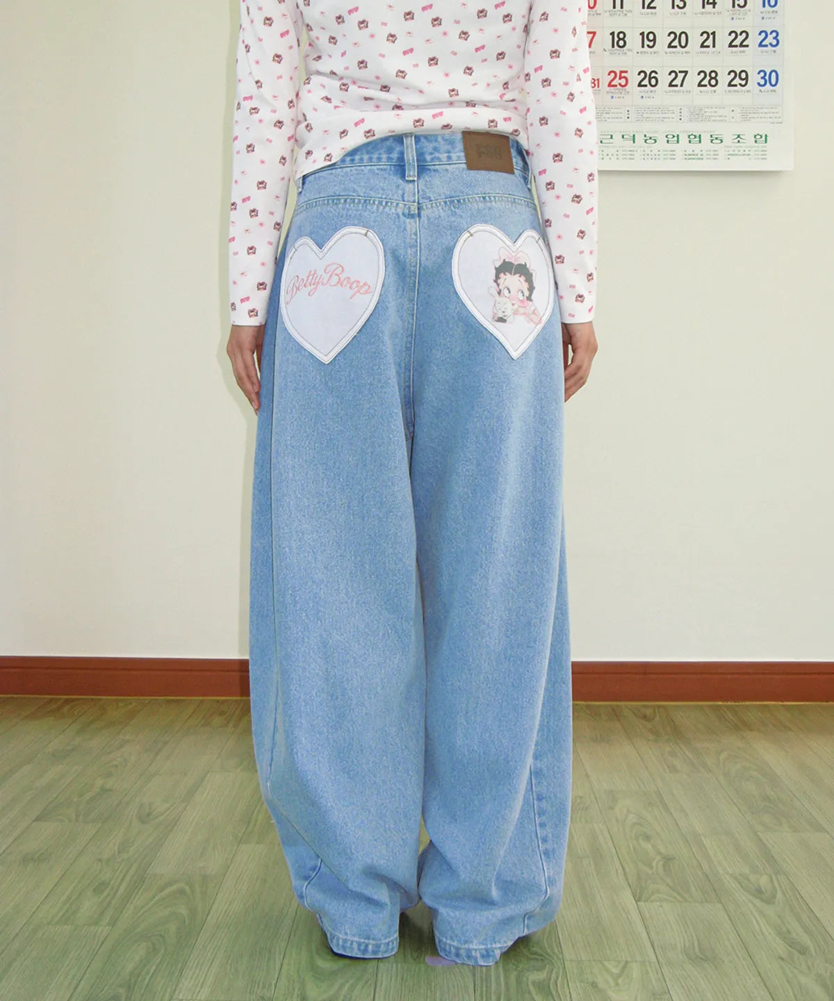 ronron BETTY BOOP HEART POCKET DENIM 2 colors RONRON  DKshop