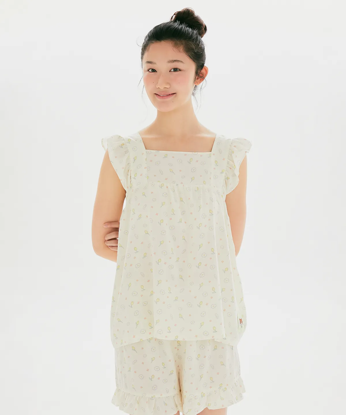 [SPAO X Rilakkuma] Frilly Sleeveless Pajama Set SPAO  DKshop