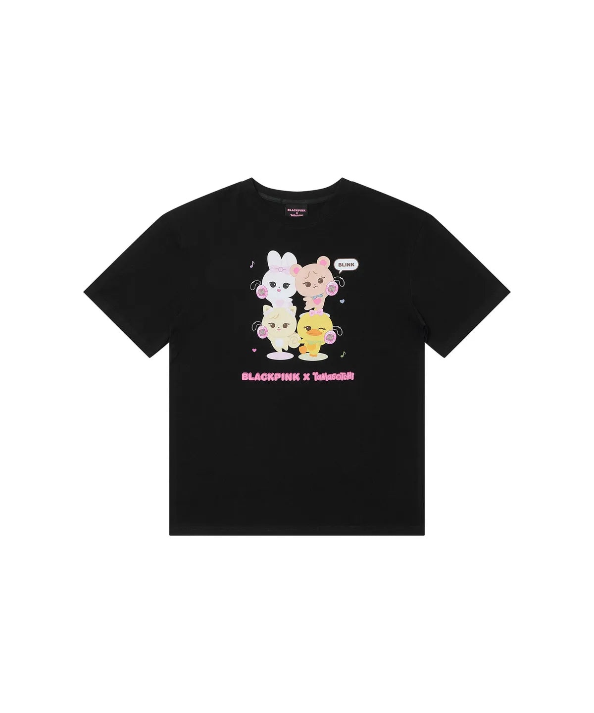 [PRE-ORDER] BLACKPINK - [TAMAGOTCHI] BASIC T-SHIRT_BLACK BLACKPINK  DKshop