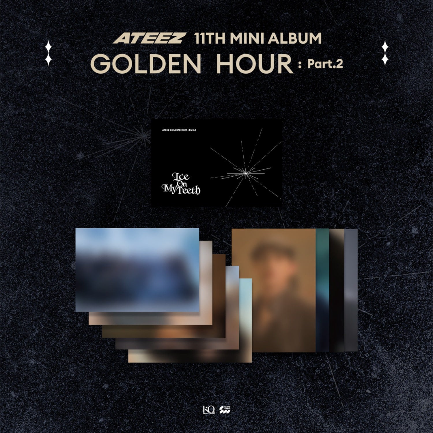 [PRE-ORDER] ATEEZ - GOLDEN HOUR : Part.2 POP-UP OFFICIAL MD (M/V BEHIND POSTCARD SET)