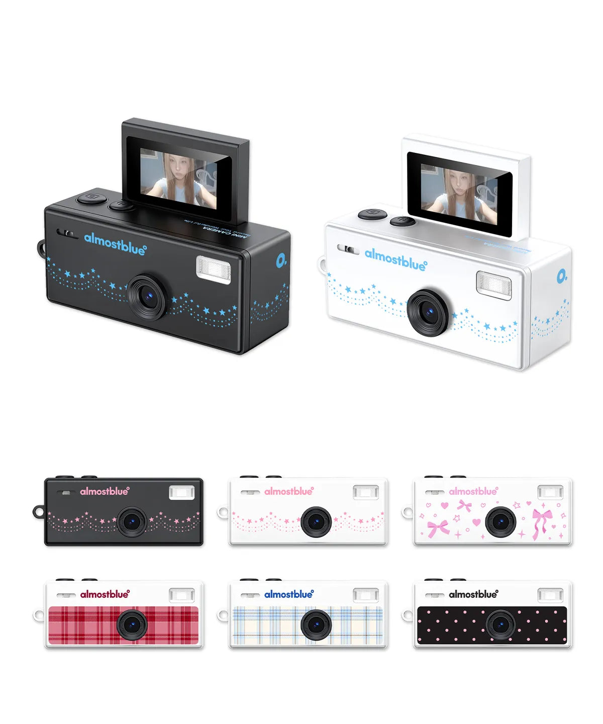 [ALMOSTBLUE] Snow Flip Mini Digital Camera ALMOSTBLUE  DKshop