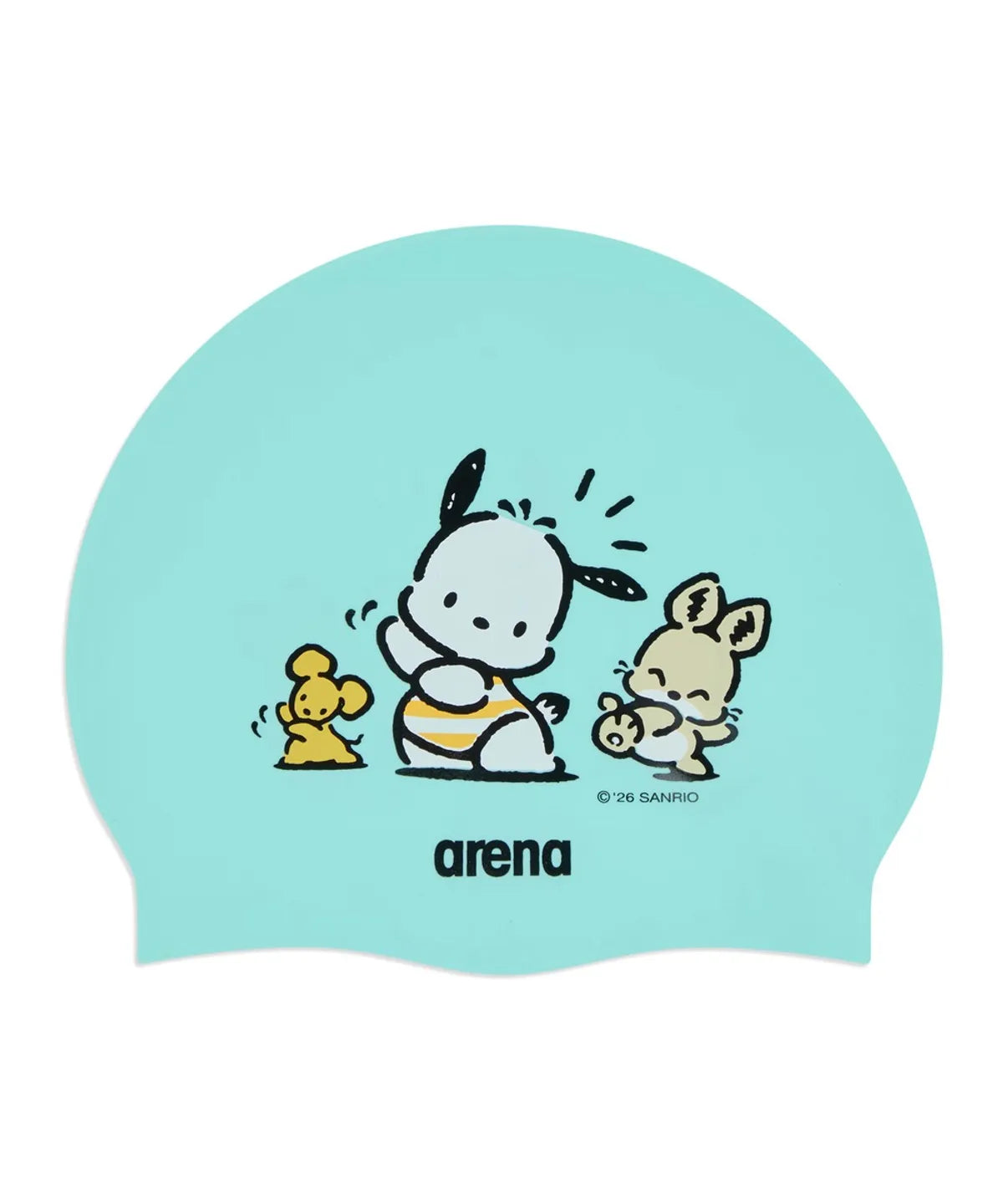 [arena X Sanrio] Sanrio Characters Silicone Swim Cap 7 type arena  DKshop