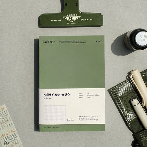 [Be on D] A6 Satin Notebook Mild Cream Be on D  DKshop