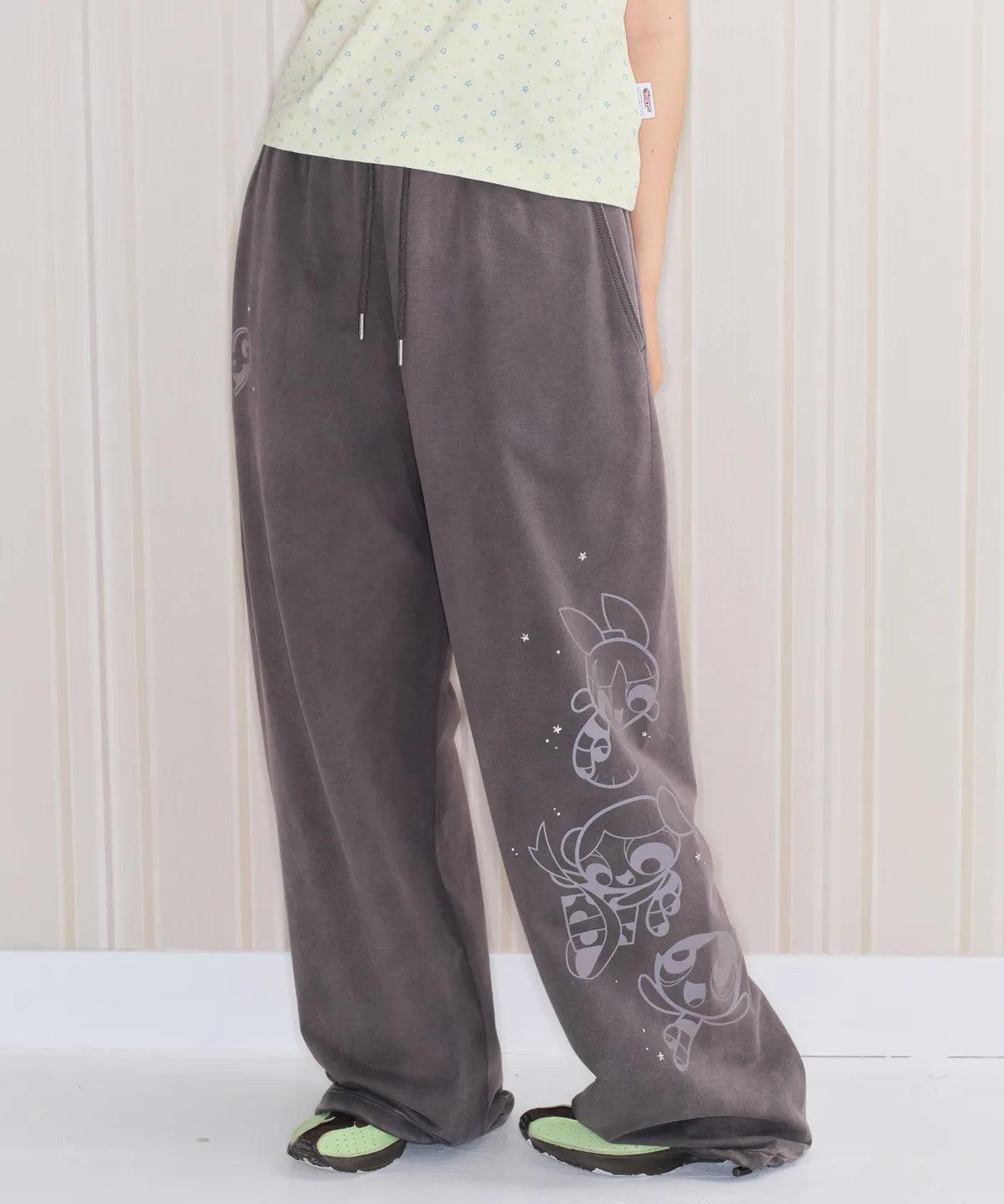 [Ames Worldwide X PPG] Hotfix Drawing Sweat Pants 3 colors Ames Worldwide  DKshop