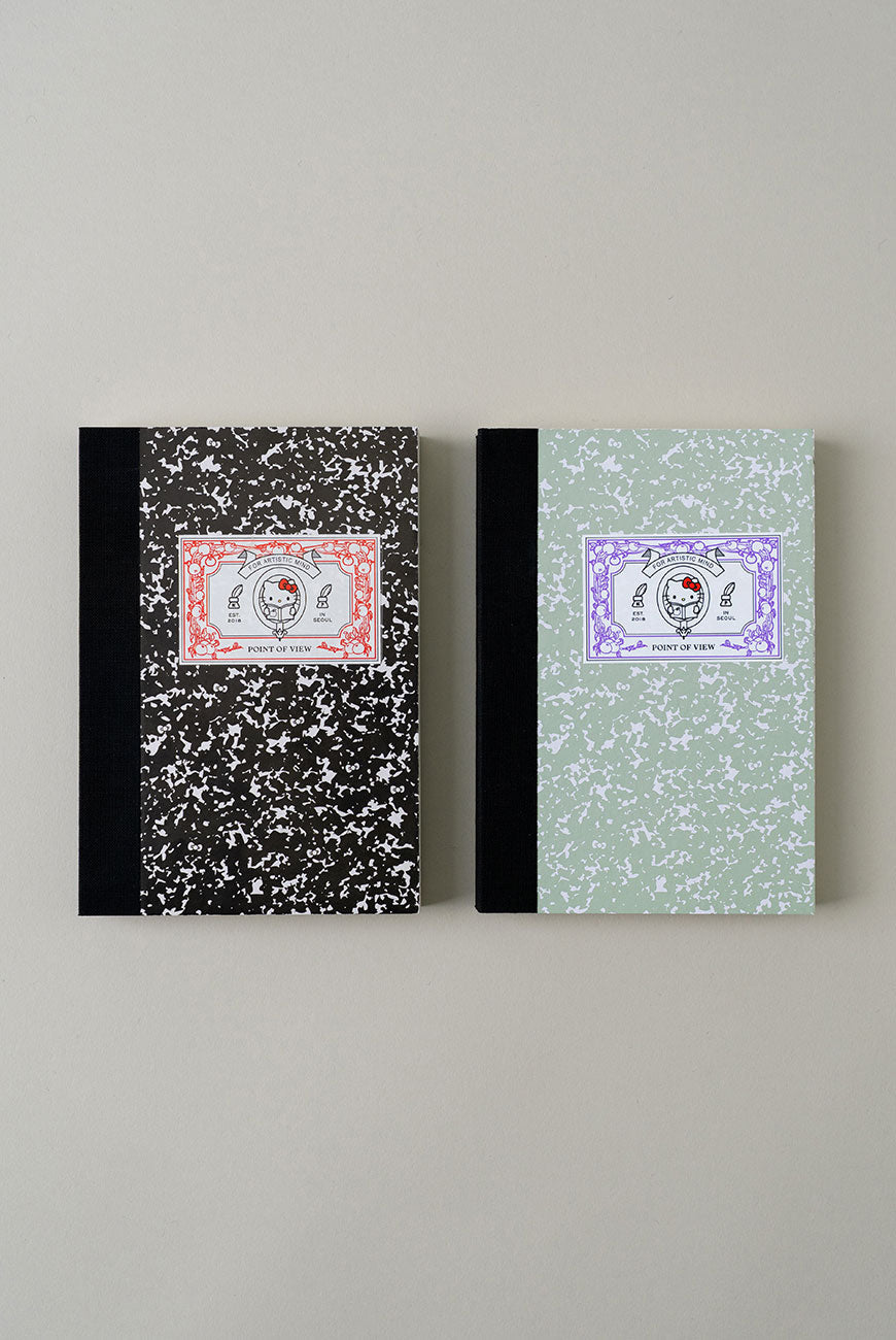 [POV X Hello Kitty] Composition Notebook 2 types POINT OF VIEW  DKshop