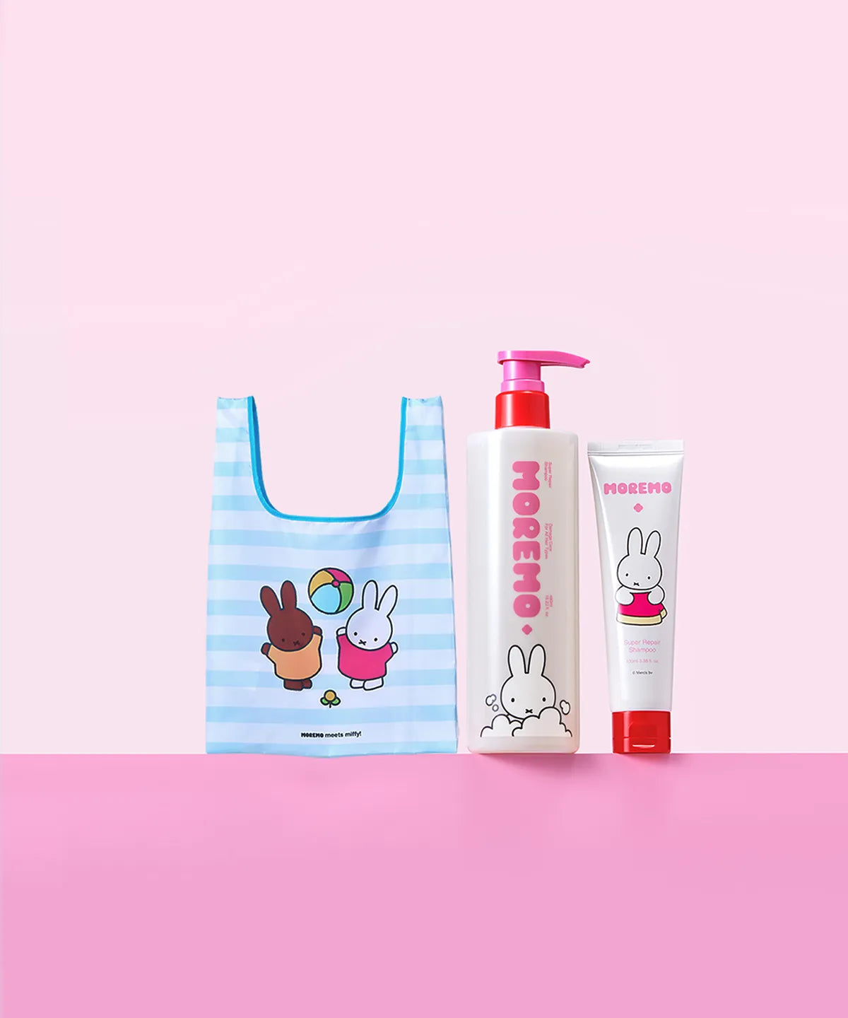 [MOREMO X MIFFY] SUPER REPAIR Shampoo 480ml + 100ml + Shopping Bag MOREMO  DKshop