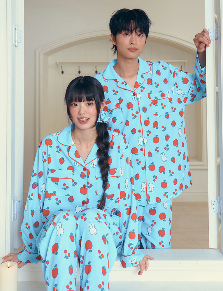 [Judy N X MIFFY] Miffy Fruits Long Sleeve Pajama Set Judy N  DKshop