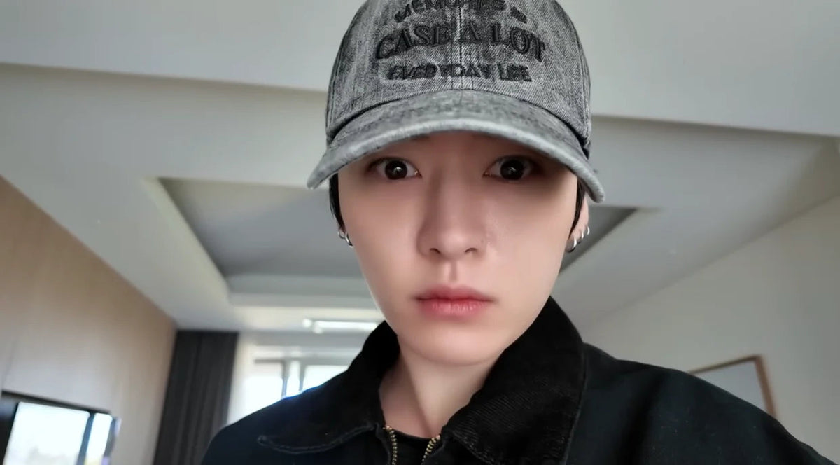 CASEALOT Denim Washing Ball Cap (Stray Kids Lee Know Wear) CASEALOT  DKshop