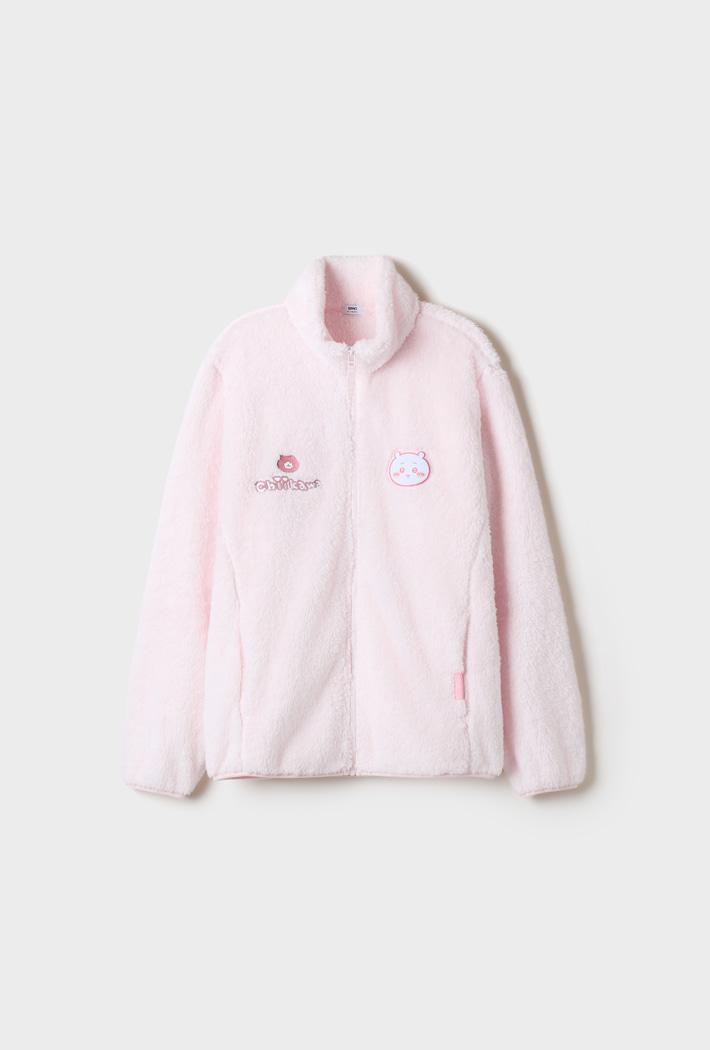 [SPAO × CHIIKAWA] Basic Fur Fleece Zip-Up Jacket (12/18~) SPAO  DKshop