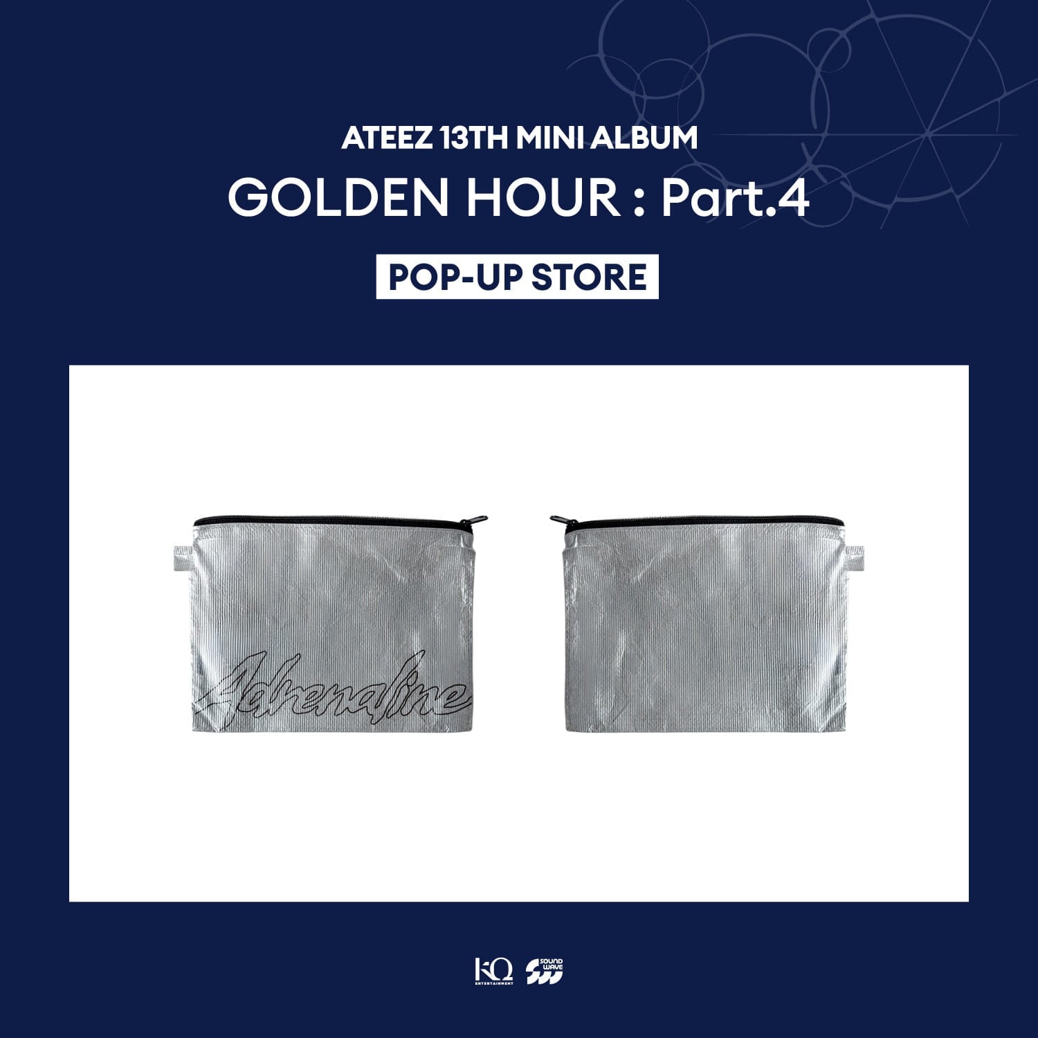 ATEEZ - GOLDEN HOUR : Part.4 POP-UP STORE (MINI POUCH) ATEEZ  DKshop