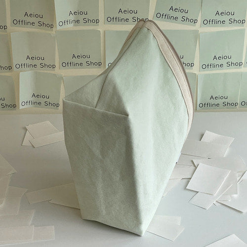 Aeiou Basic Pouch (L size) Celery Water Aeiou  DKshop
