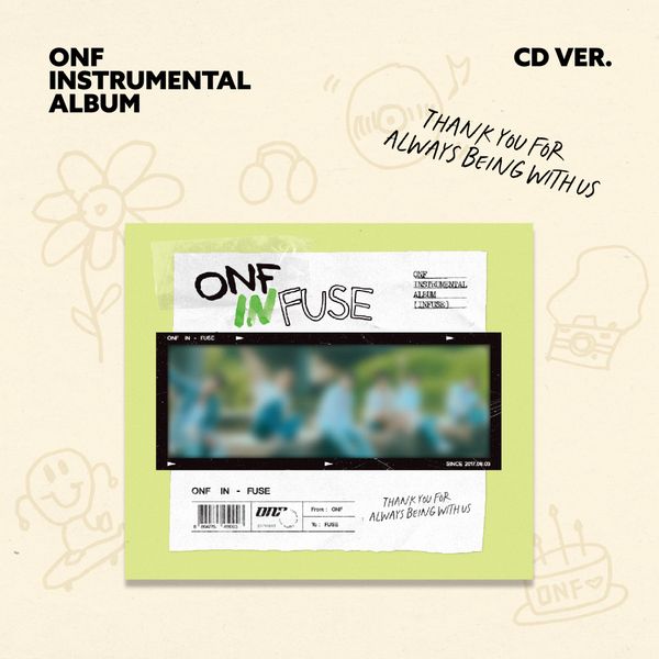 ONF - INSTRUMENTAL ALBUM INFUSE (CD Ver.) | DKshop