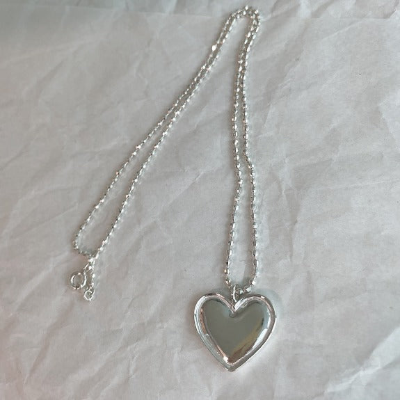 Aeiou Cute Heart 20mm (sliver necklace) Aeiou  DKshop