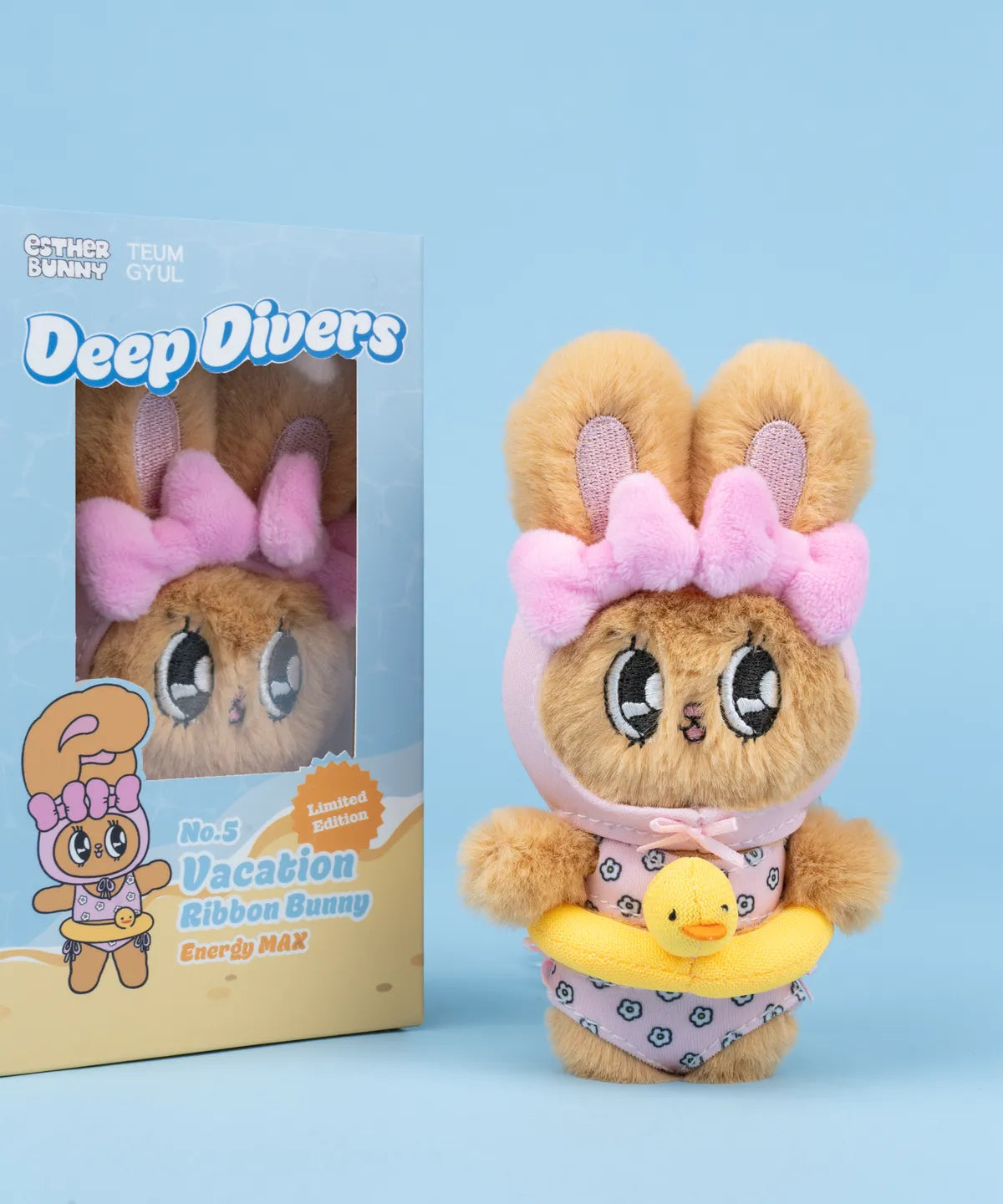 [Esther Bunny X TEUMGYUL] Deep Divers Club Bunny Keychain Esther Bunny  DKshop