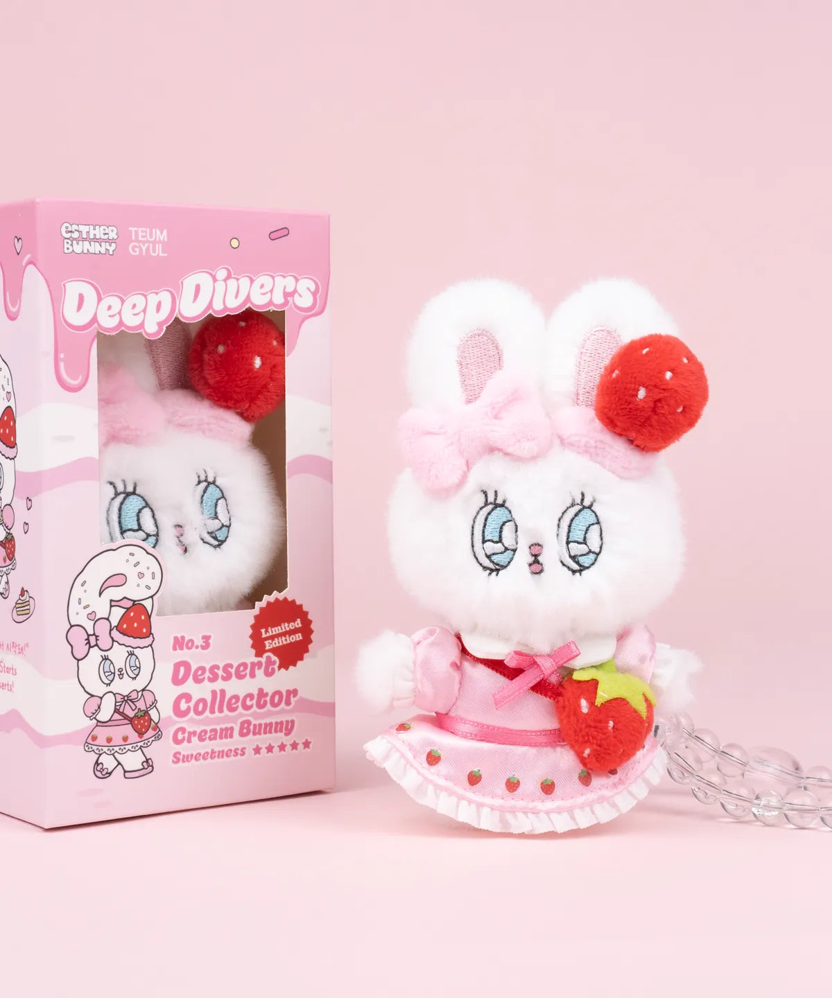 [Esther Bunny X TEUMGYUL] Deep Divers Club Bunny Keychain Esther Bunny  DKshop