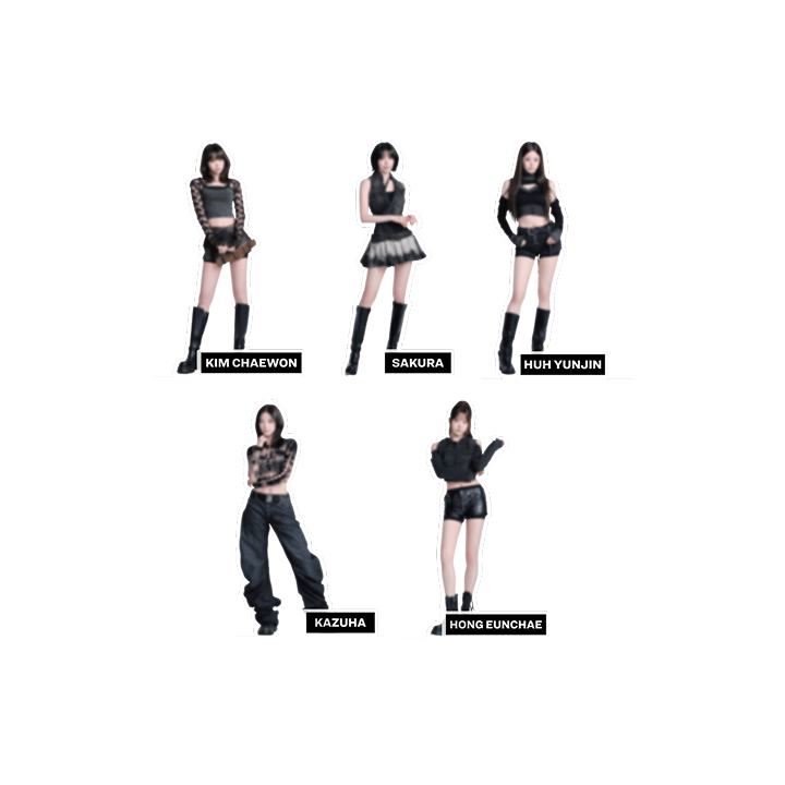[PRE-ORDER] LE SSERAFIM - Acrylic Stand LE SSERAFIM  DKshop